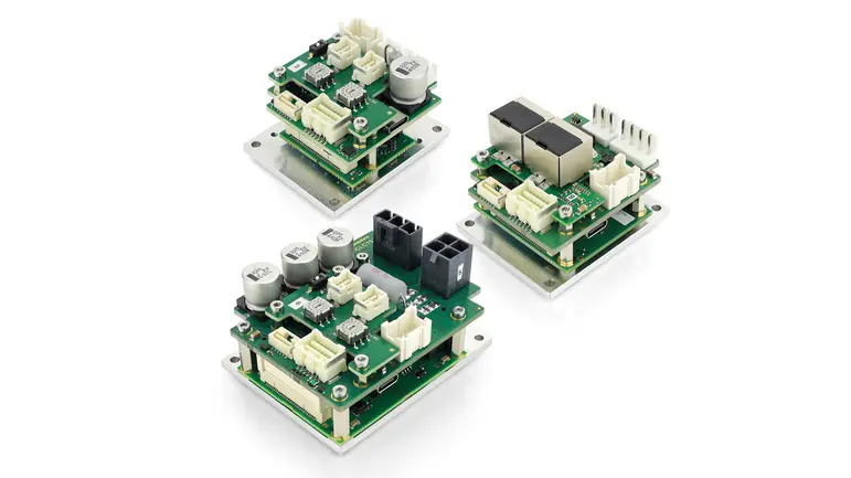 CLC servo drives from Nanotec: motor controllers for steppers and BLDCs with EtherCAT, CANopen, and Modbus RTU support.