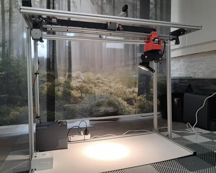 Adaptive lighting system powered by Nanotec stepper motors and controllers/drives.