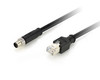 Connection Cable M8 Profinet / EtherNet/IP / Modbus TCP / EtherCAT Straight 2m | Nanotec