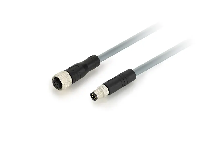 Connection Cable M12 CAN in/out Straight 5m | Nanotec