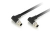 Connection Cable M8 Profinet / EtherNet/IP / Modbus TCP / EtherCAT Angled 0.5m | Nanotec