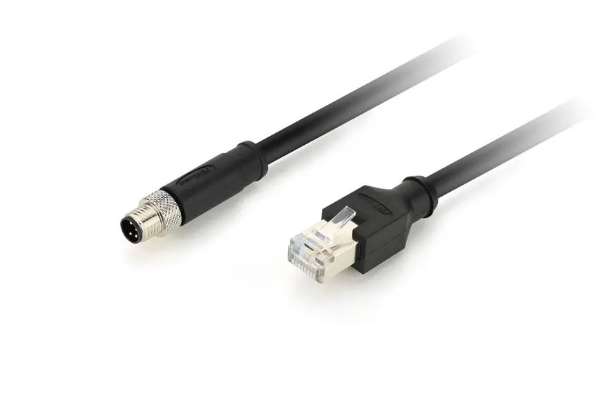Connection Cable M8 Profinet / EtherNet/IP / Modbus TCP / EtherCAT Straight 5m | Nanotec