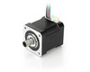 NEMA 17 hollow-shaft stepper motor with second shaft end and many options: encoders and motor controllers /drives. High torque. See also custom solutions